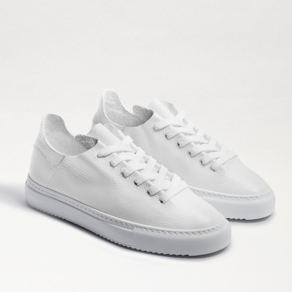 Sam Edelman Poppy Lace Up Sneaker in White